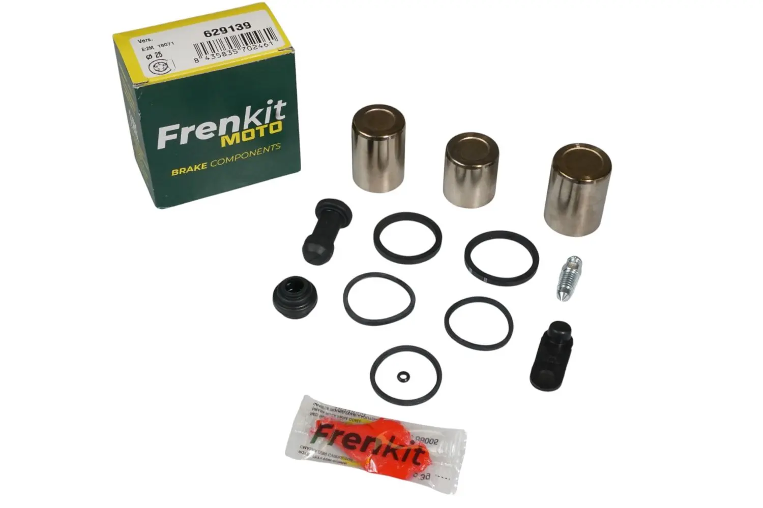 FRENKIT MOTO opravná sada brzdového třmenu (těsnění + písty) NISSIN (píst fi 25 / 25 / 27mm) přední HONDA CBR 1000 F '89-'00, ST 1100 PAN EUROPEAN