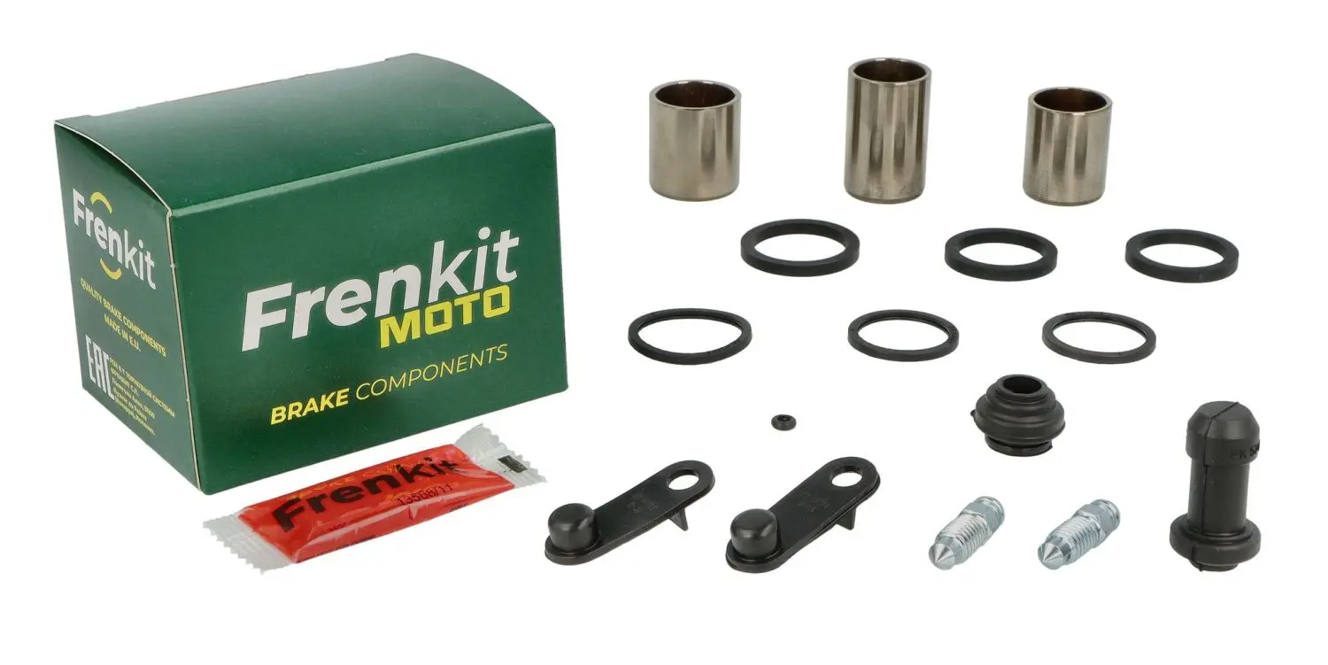 FRENKIT MOTO sada pro opravu brzdového třmenu (těsnění + písty) NISSIN (píst fi 23 / 23 / 25mm) přední HONDA LEAD 110 '09-'15, PCX 125 '10-'16, VISION