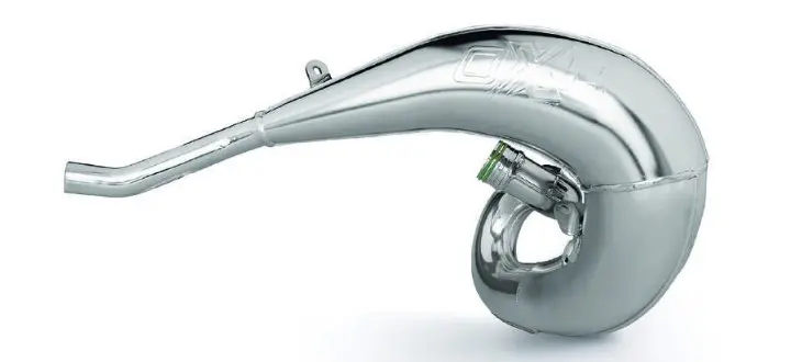 OXA FACTORY difuzor (rezonanční trubka) FRONT EXHAUST PIPE chrom SHERCO SE / SE-R 250 / 300 '25- (OXA FACTORY difuzor (rezonanční trubka) FRONT)