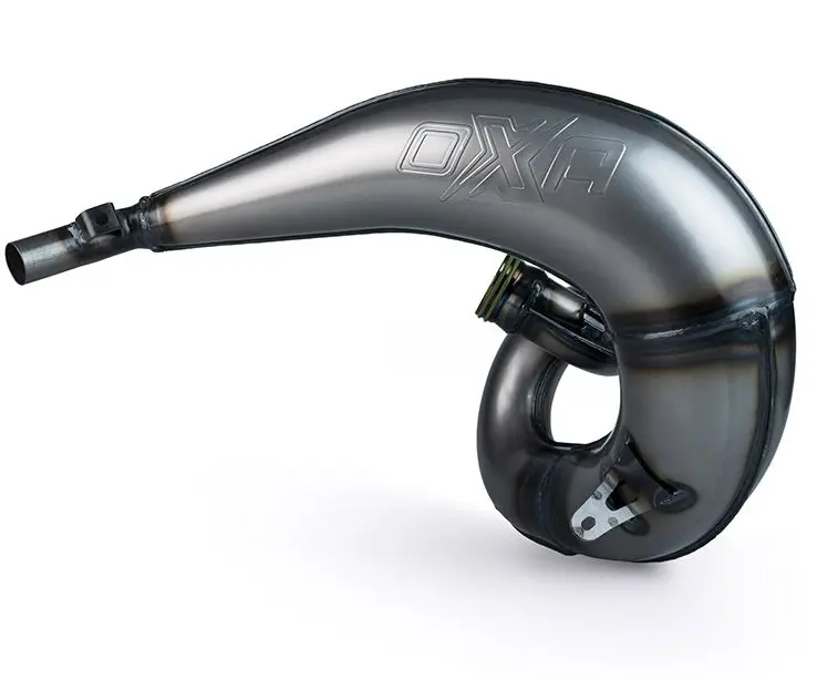 OXA FACTORY difuzor (rezonanční trubka) FRONT EXHAUST PIPE závodní ocel KTM EXC 250 / 300 '04-'10 SX 250 / 300 '03-'10 (OXA FACTORY difuzor)