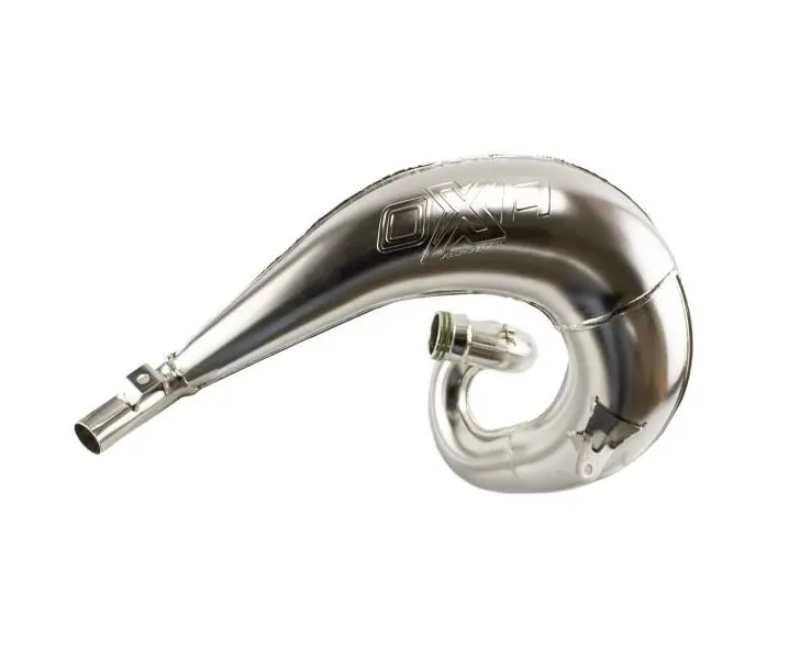 OXA FACTORY difuzor (rezonanční trubka) FRONT EXHAUST PIPE chrom KTM SX / EXC 250 / 300 '12-'16, HUSQVARNA TC / TE 250 / 300 '14-'16