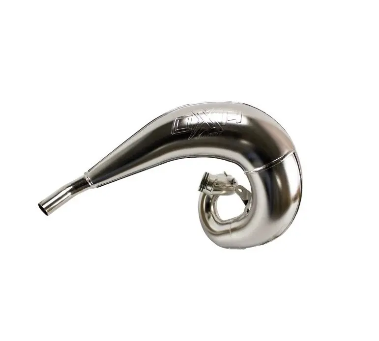 OXA FACTORY difuzor (rezonanční trubka) FRONT EXHAUST PIPE chrom KTM EXC 250 / 300 TBi '24-, HUSQVARNA TE 250 / 300 '24-, GAS GAS EC 250 / 300 '24-