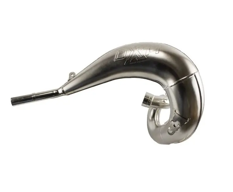 OXA FACTORY difuzor (rezonanční trubka) FRONT EXHAUST PIPE chrom RIEJU MR 250 / 300 '20-'22, GAS GAS EC 250 / 300 '17-'19 (GAS GAS OLD ENGINE)