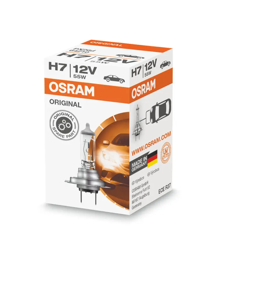 OSRAM žárovka H7 12V 55W PX26D ORIGINAL (OSRAM žárovka H7 12V 55W PX26D ORIGINAL)