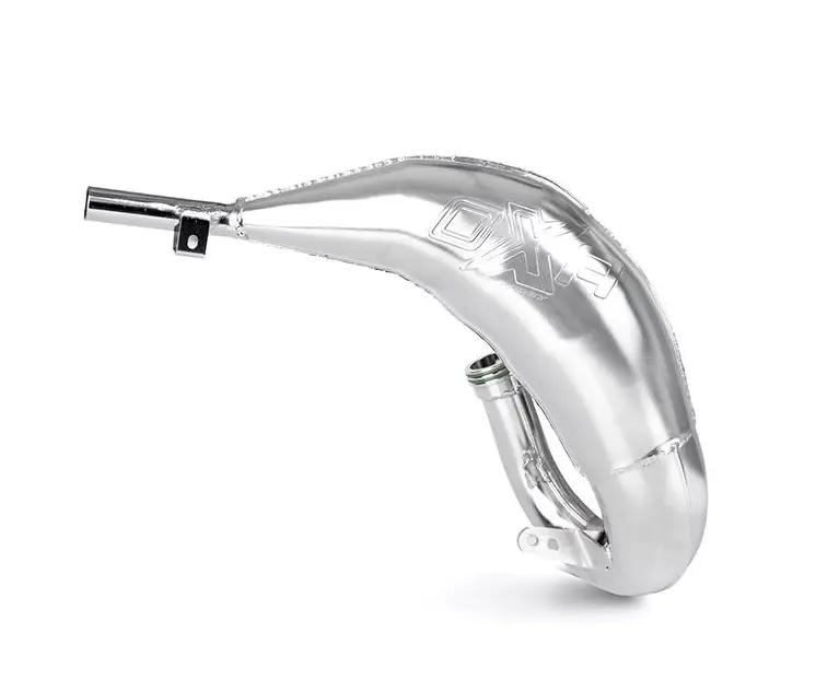 OXA FACTORY difuzor (rezonanční trubka) FRONT EXHAUST PIPE chrom X8 BETA RR 125 '20-'25 (OXA FACTORY difuzor (rezonanční trubka) FRONT EXHAUST PIPE)