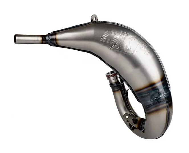 OXA FACTORY difuzor (rezonanční trubka) FRONT EXHAUST PIPE závodní STEEL X8 KTM SX 125 '16-'18 (OXA FACTORY difuzor (rezonanční trubka) FRONT EXHAUST)