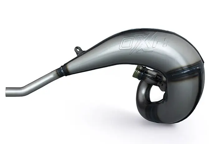 OXA FACTORY difuzor (rezonanční trubice) FRONT EXHAUST PIPE závodní STEEL GP EDITION SPECIAL SERIES KTM SX 250 / 300 '23-'25 , EXC 250 / 300 TBI