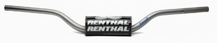 RENTHAL řidítka 1,1/8 (28,6mm) MX FATBAR HANDLEBAR GREY RC MINI/85CC barva šedá s chráničem (RENTHAL řidítka 1,1/8 (28,6mm) MX FATBAR HANDLEBAR GREY)