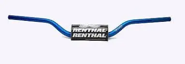 RENTHAL řidítka 1,1/8 (28,6mm) MX FATBAR HANDLEBARS BLUE RC SX/SXF 06-09, SUZUKI RM/RMZ 06-13 barva modrá s chráničem (RENTHAL řidítka 1,1/8 (28,6mm))