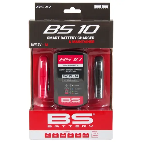 BS nabíječka akumulátorů BS10 6V-12V STD/AGM/GEL, 12,8V LITHIUM (LIFE P04), 1A do 20AH (EL) (10) (700516) (BS nabíječka akumulátorů BS10 6V-12V)