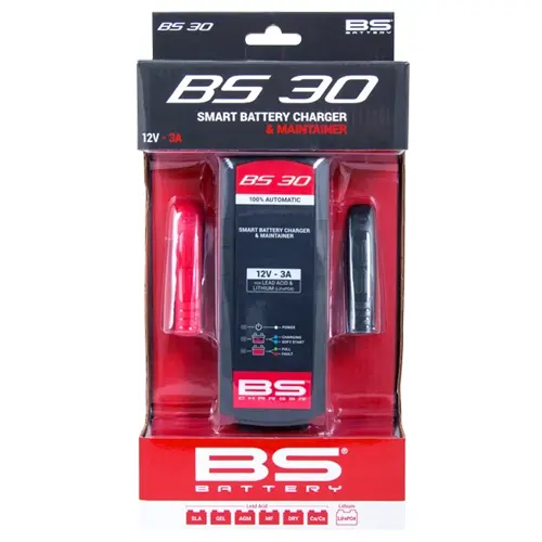 BS nabíječka akumulátorů BS30 12V STD/AGM/GEL/SLA/LITHIUM (LIFEP04), 3A do 60AH (EL) - nahrazuje 700546 (10) ( )