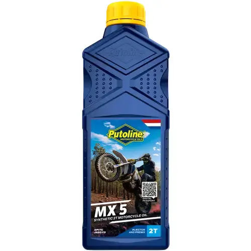 PUTOLINE 2T směsný olej 100% syntetický MX 5 1L (AKC) (PUTOLINE 2T směsný olej 100% syntetický MX 5 1L (AKC))