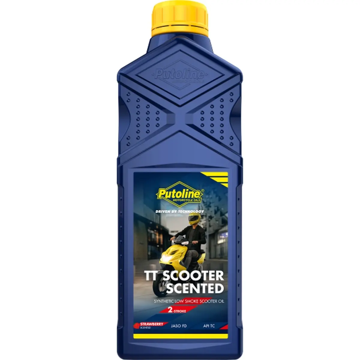 PUTOLINE 2T směsný olej TT SCOOTER SCENTED 1L (jahoda) (AKC) (PUTOLINE 2T směsný olej TT SCOOTER SCENTED 1L (jahoda) (AKC))