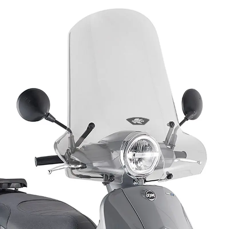 KAPPA plexi SYM FIDDLE 125 EURO 5 (20) průhledné - potřebné upevnění A7062AK (KAPPA plexi SYM FIDDLE 125 EURO 5 (20) průhledné - potřebné upevnění)