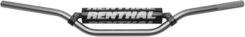 RENTHAL řidítka 7/8 (22mm) MX HANDLEBAR TANIUM CR HIGH/RICKY JOHNSON PADDED barva titanová s chráničem (RENTHAL řidítka 7/8 (22mm) MX HANDLEBAR)