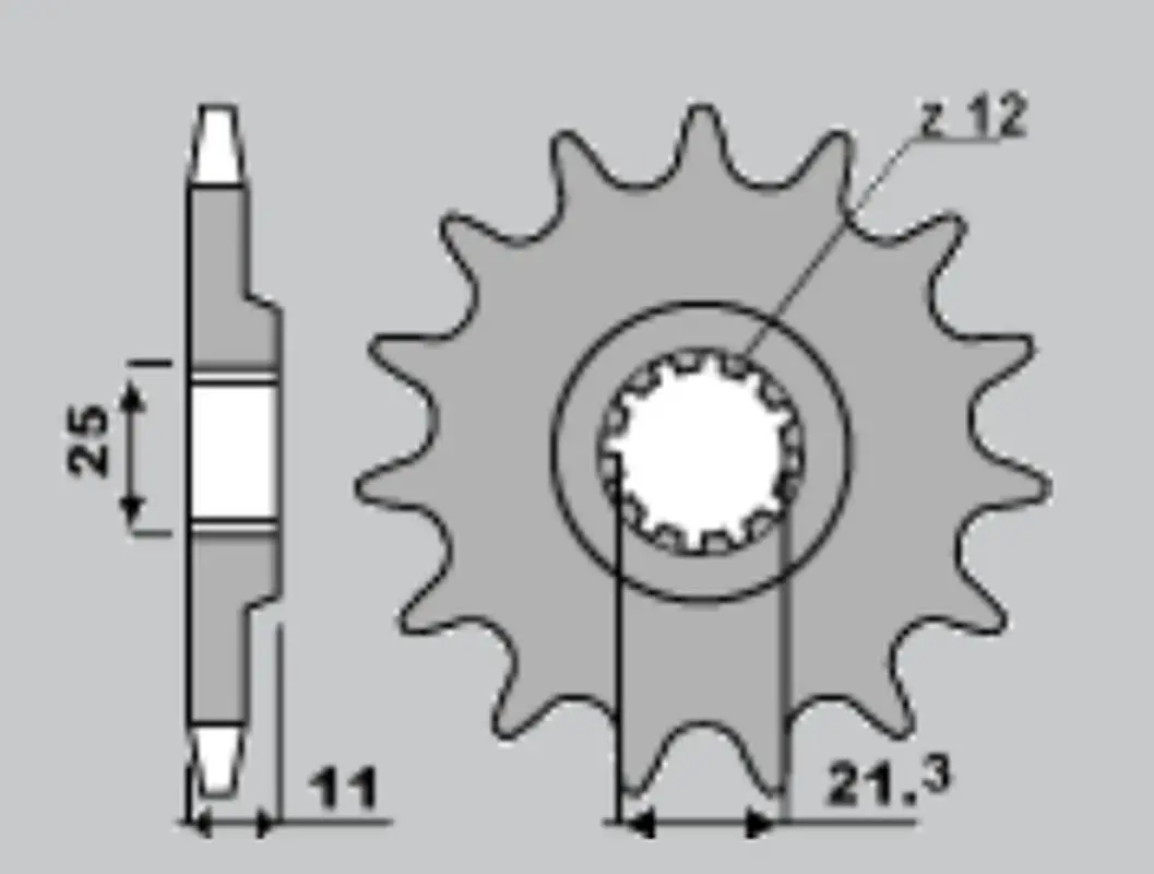 CHT řetězové kolečko přední 7287 16 HUSQVARNA 250/300/310/350/360/400/410/450/510/511/530/570/610/630 (A4250824160) (CHT řetězové kolečko přední 7287)