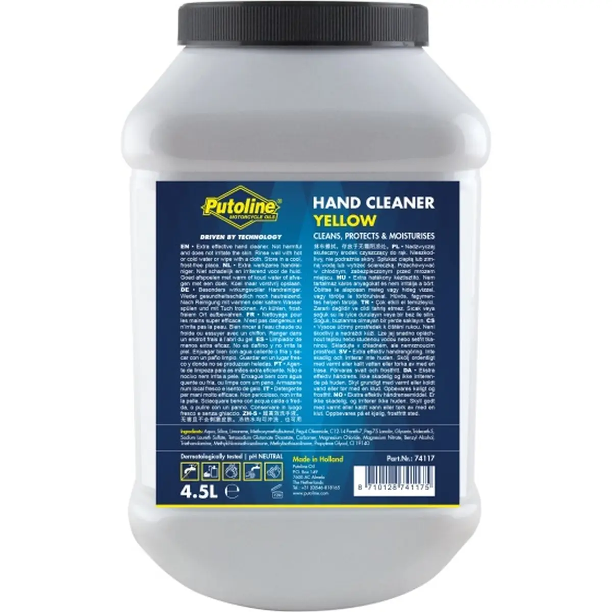 PUTOLINE prostředek na čištění rukou HAND CLEANER YELLOW 4,5L (PUTOLINE prostředek na čištění rukou HAND CLEANER YELLOW 4,5L)