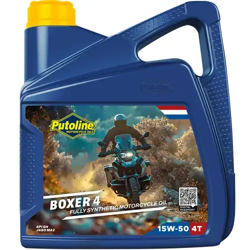 PUTOLINE motorový olej 4T 100% syntetický BOXER 4 15W50 4L (AKC) (PUTOLINE motorový olej 4T 100% syntetický BOXER 4 15W50 4L (AKC))