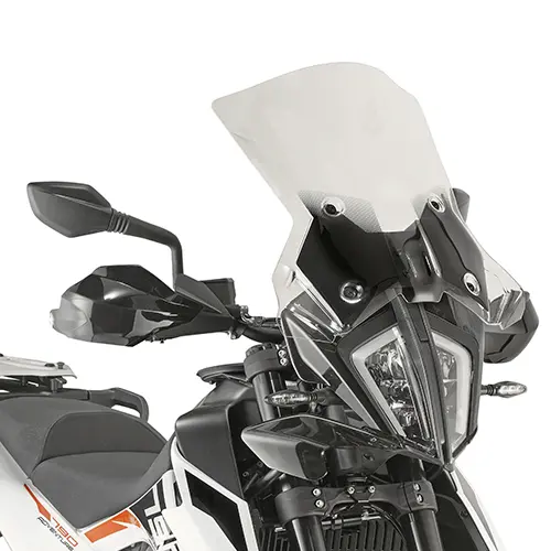 KAPPA plexi štít KTM 390 ADVENTURE 20-24 790 ADVENTURE / R 19-20 890 ADVENTURE 21-22 45 X 47 cm průhledný - potřebné upevnění D7711KITK (KAPPA plexi)