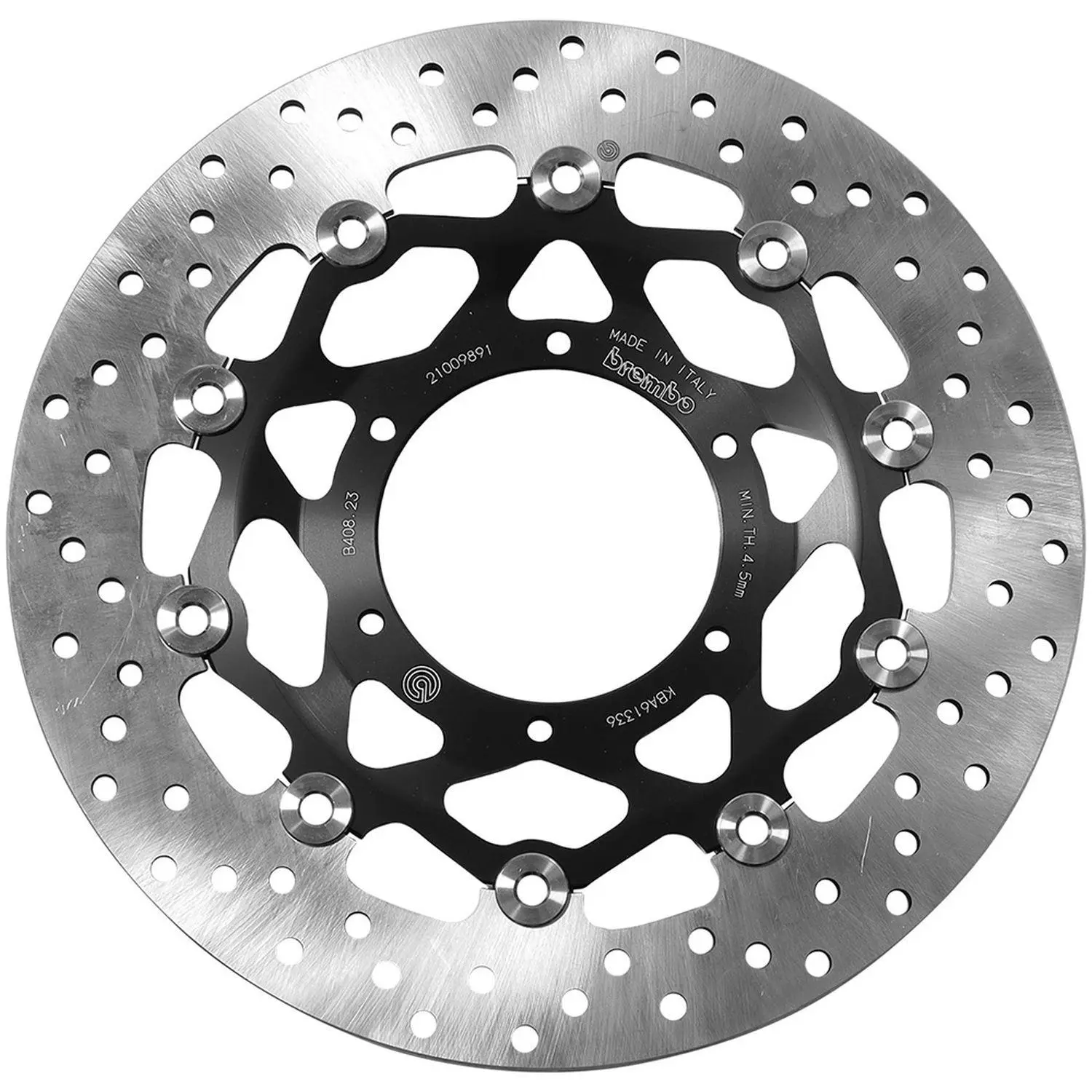 BREMBO přední plovoucí brzdový kotouč HONDA VTX 1800 C '02-'08, CBR 600 F '99-'07, CB 900 F '02-'07 (296X94X5MM) (6X6,5MM) (BREMBO přední plovoucí)