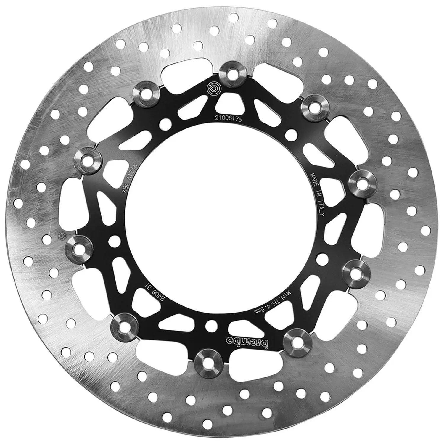 BREMBO přední plovoucí brzdový kotouč YAMAHA FZ6 N / S FAZER '04-'10, XJ6 F / N DIVERSION '09-'16, YZF R6 '03-'04, MT-03 '06-'14, XSR 900 '16-'20
