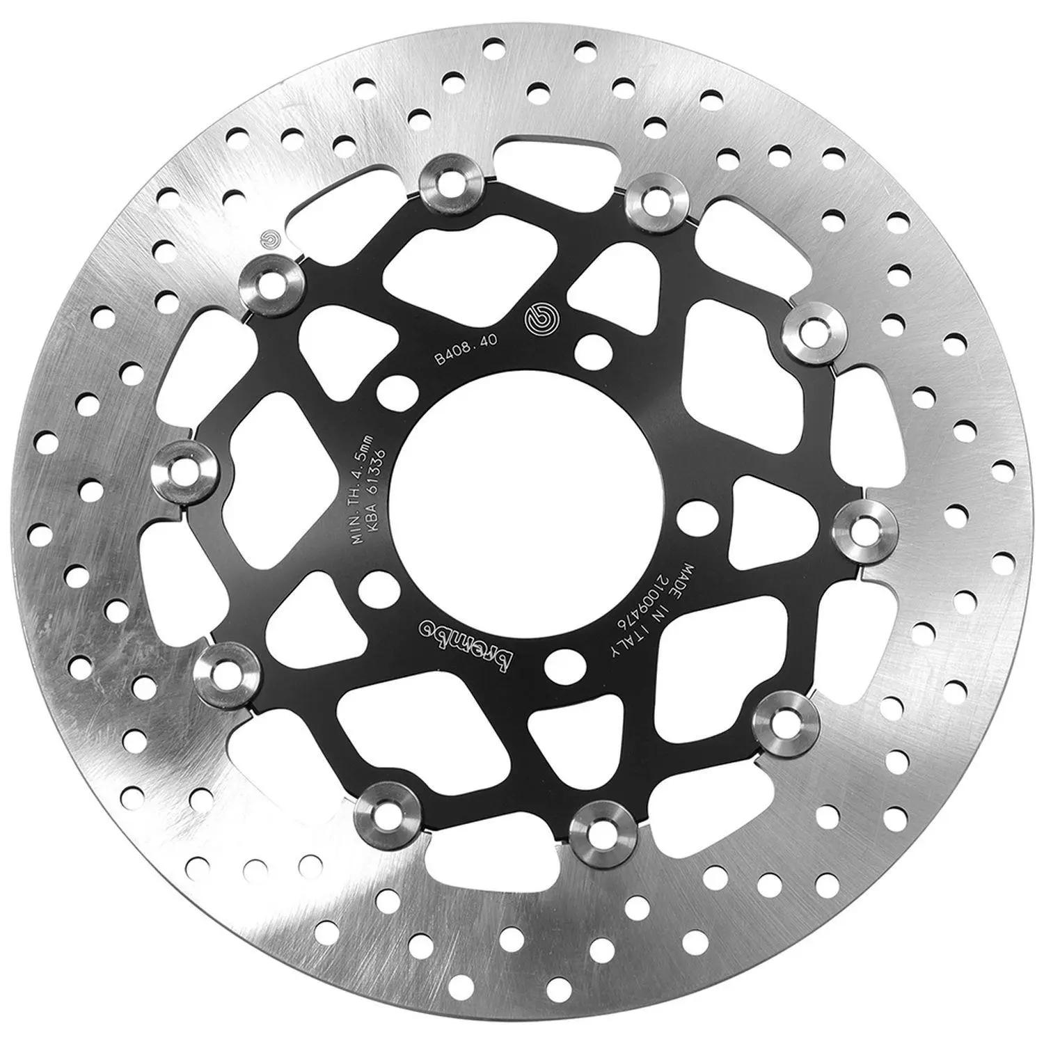 BREMBO přední plovoucí brzdový kotouč KAWASAKI KLZ 1000 VERSYS '12-'14, Z 1000 '07-'13 Z 1000 SX '11-'20, ZX-10R '04-'07, ZX-6R '07-'16, ER-6N