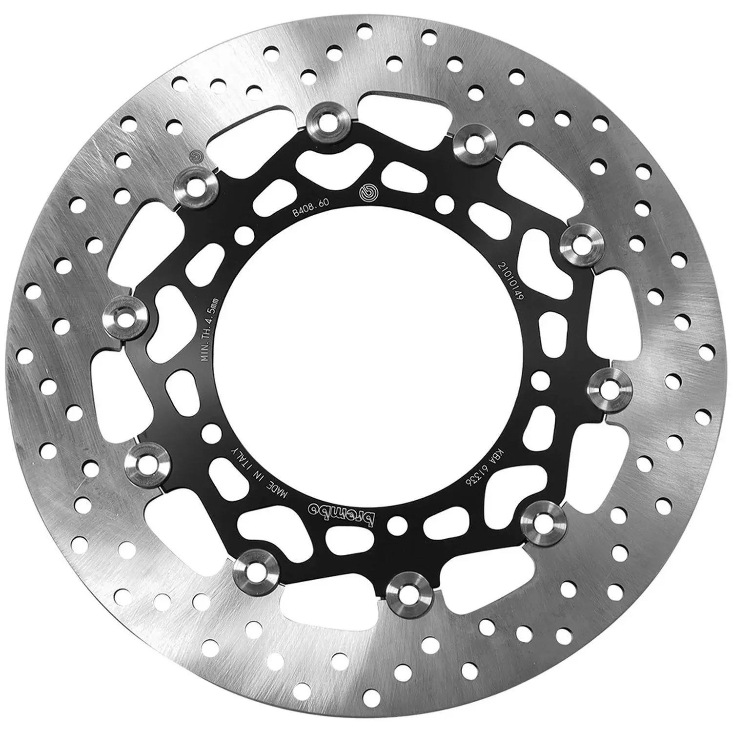 BREMBO přední plovoucí brzdový kotouč YAMAHA YZF R1 '07-'14, XT 1200 Z SUPER TENERE '10-'20, YZF R6 '05-'16, FZ 8 N '10-'16, FZ 8 S FAZER '10-'16