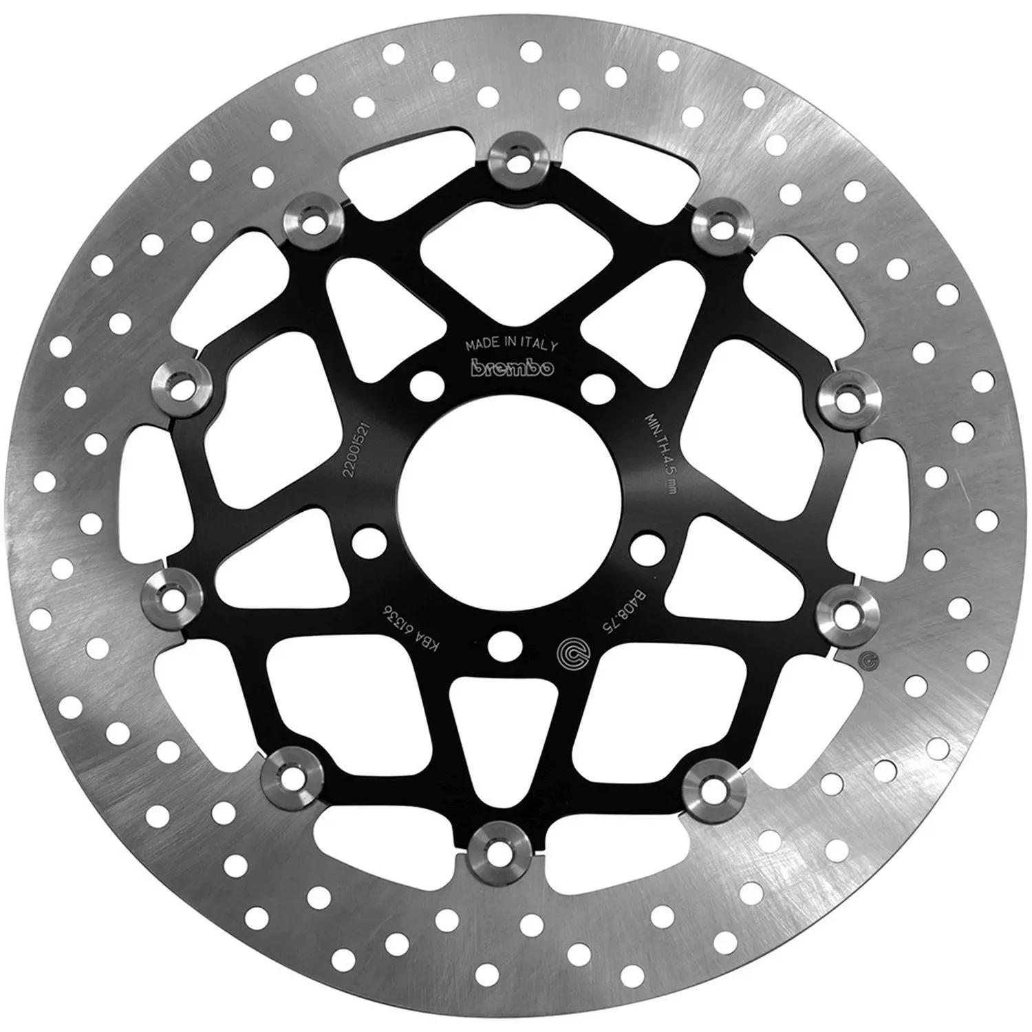 BREMBO přední plovoucí brzdový kotouč SUZUKI GSX-R 1000 '01-'02, TL 1000 R / S '97-'02, GSX-R 600 / 750 '96-'03, GSX 1300 R HAYABUSA '99-'07, GSX 1400