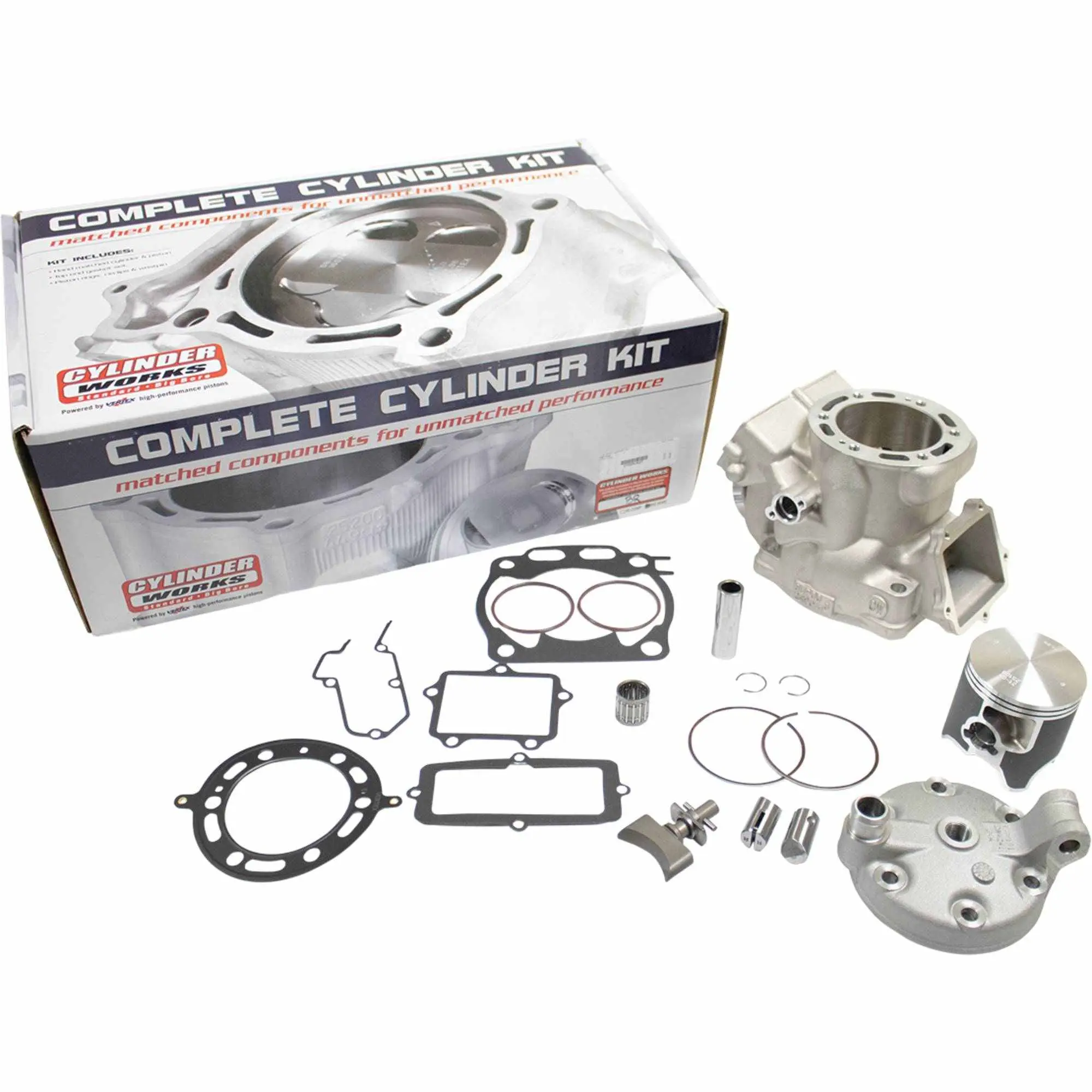 CYLINDER WORKS kompletní válec YAMAHA YZ 250 99-23 2T BIG BORE (+5,6mm=72,00 mm) (295ccm) NICASIL (píst 24079, válec, hlava, těsnění TOP-END, výfukový