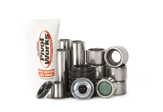PIVOT WORKS sada na opravu kyvné vidlice KAWASAKI KX100 98-21, KX112 22-24, KX80 98-00, KX85 01-24, KX85 BIG WHEEL 01-18, SUZUKI RM100 03 ( )