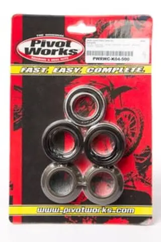 PIVOT WORKS sada ložisek s vodotěsnými pouzdry zadního kola KAWASAKI KLX450R (AU) 18-19, KX125 03-05, KX250 03-07, KX250F 04-24, KX250X 21-24, KX450F