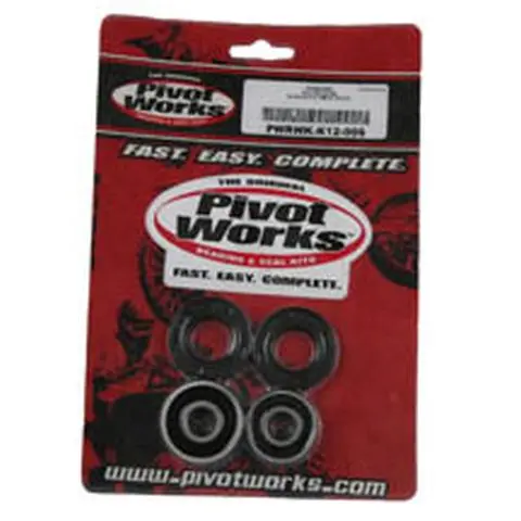 PIVOT WORKS ložiska kola přední s těsněními KAWASAKI KX65 00-22, KX80 98-00, KX85 01-22, KX85 BIG WHEEL 01-18 zadní KAWASAKI KX65 00-24, SUZUKI RM60