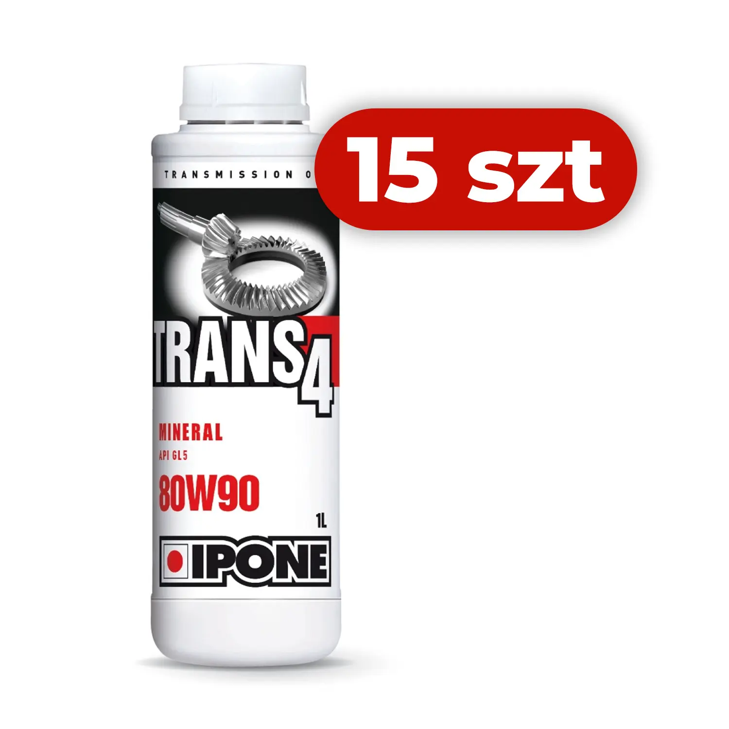 IPONE TRANS 4 převodový olej 80W90 1L (AKC) (15) karton 15 kusů (IPONE TRANS 4 převodový olej 80W90 1L (AKC) (15) karton 15 kusů)