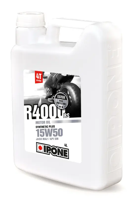 IPONE R4000 RS 15W50 motorový olej polosyntetický 4L (ESTER, MA2) (AKC) (6) (IPONE R4000 RS 15W50 motorový olej polosyntetický 4L (ESTER, MA2) (AKC))