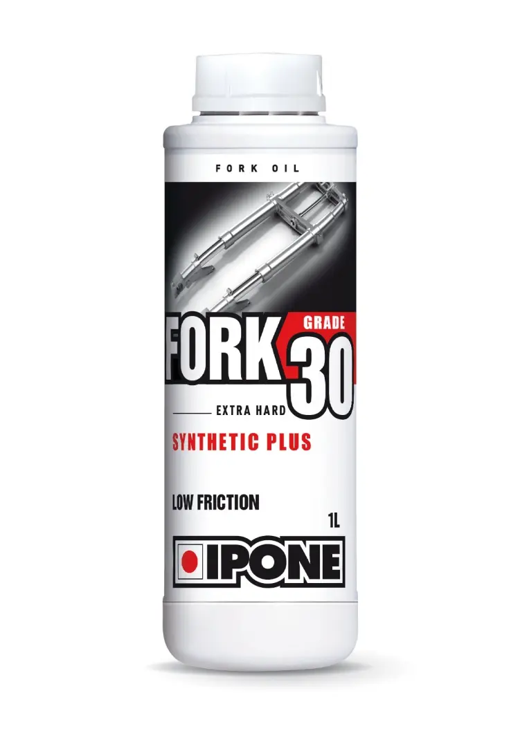 IPONE olej do přední vidlice / tlumičů / zavěšení FORK SYNTHETIC PLUS 30W 1L (AKC) (15) (IPONE olej do přední vidlice / tlumičů / zavěšení FORK)