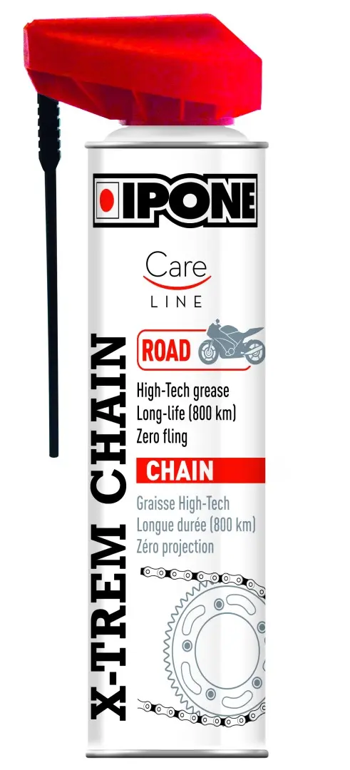 IPONE sprej CHAIN 250ML X-TREM ROAD mazivo na řetězy (CARELINE) (AKC) (12) (IPONE sprej CHAIN 250ML X-TREM ROAD mazivo na řetězy (CARELINE) (AKC))