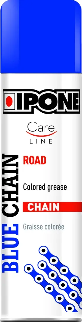 IPONE sprej CHAIN 250ML BLUE mazivo do řetězů barva modrá (CARELINE) (AKC) (12) (IPONE sprej CHAIN 250ML BLUE mazivo do řetězů barva modrá (CARELINE))