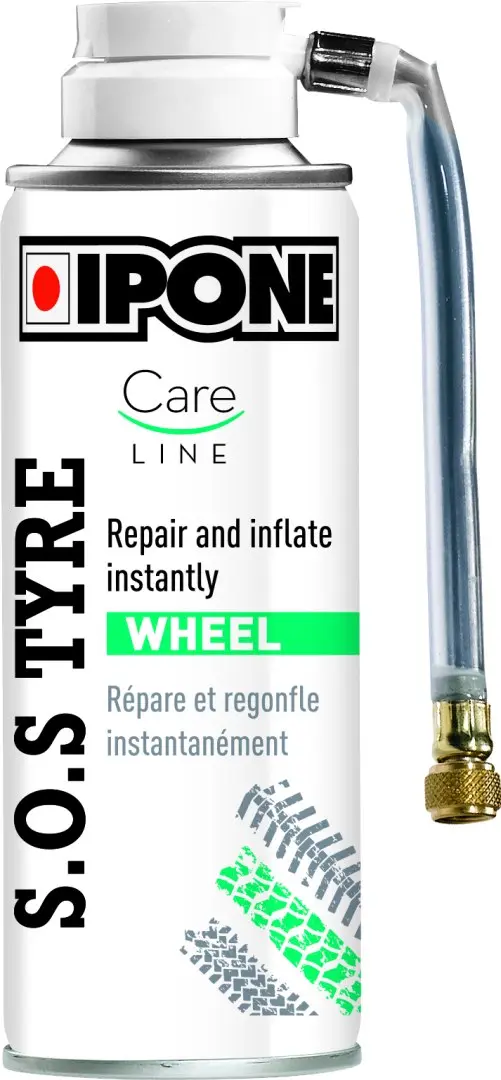 IPONE SOS TYRE sprej na propíchnuté pneumatiky MOTO 200ML (CARELINE) - nahrazuje IP760 (12) (IPONE SOS TYRE sprej na propíchnuté pneumatiky MOTO)