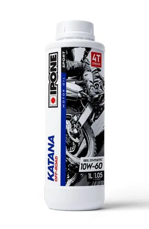 IPONE KATANA OFF ROAD 10W60 motorový olej 100% syntetický 1L (ESTER, MA2) (AKC) nahrazuje 800019 (IPONE KATANA OFF ROAD 10W60 motorový olej 100%)