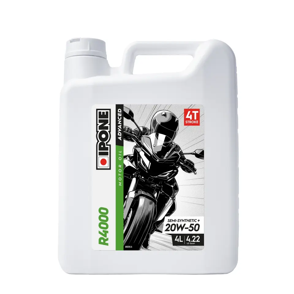 IPONE R4000 20W50 motorový olej polosyntetický PLUS 4L (ESTER, MA2) (AKC) (6) nahrazuje 800044 (IPONE R4000 20W50 motorový olej polosyntetický PLUS)