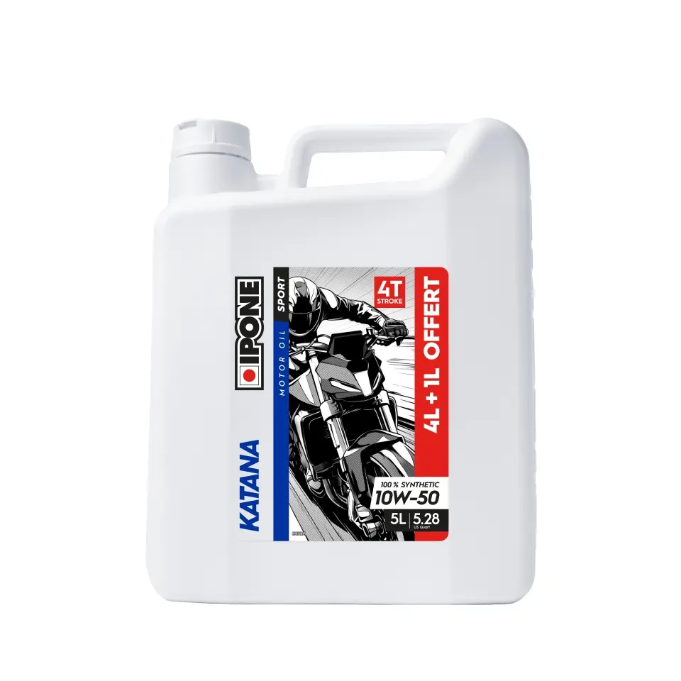 IPONE KATANA 10W50 motorový olej 100% syntetický 5L (ESTER, MA2) - AKCE 4+1 (AKC) (4) nahrazuje 800011 (IPONE KATANA 10W50 motorový olej 100%)