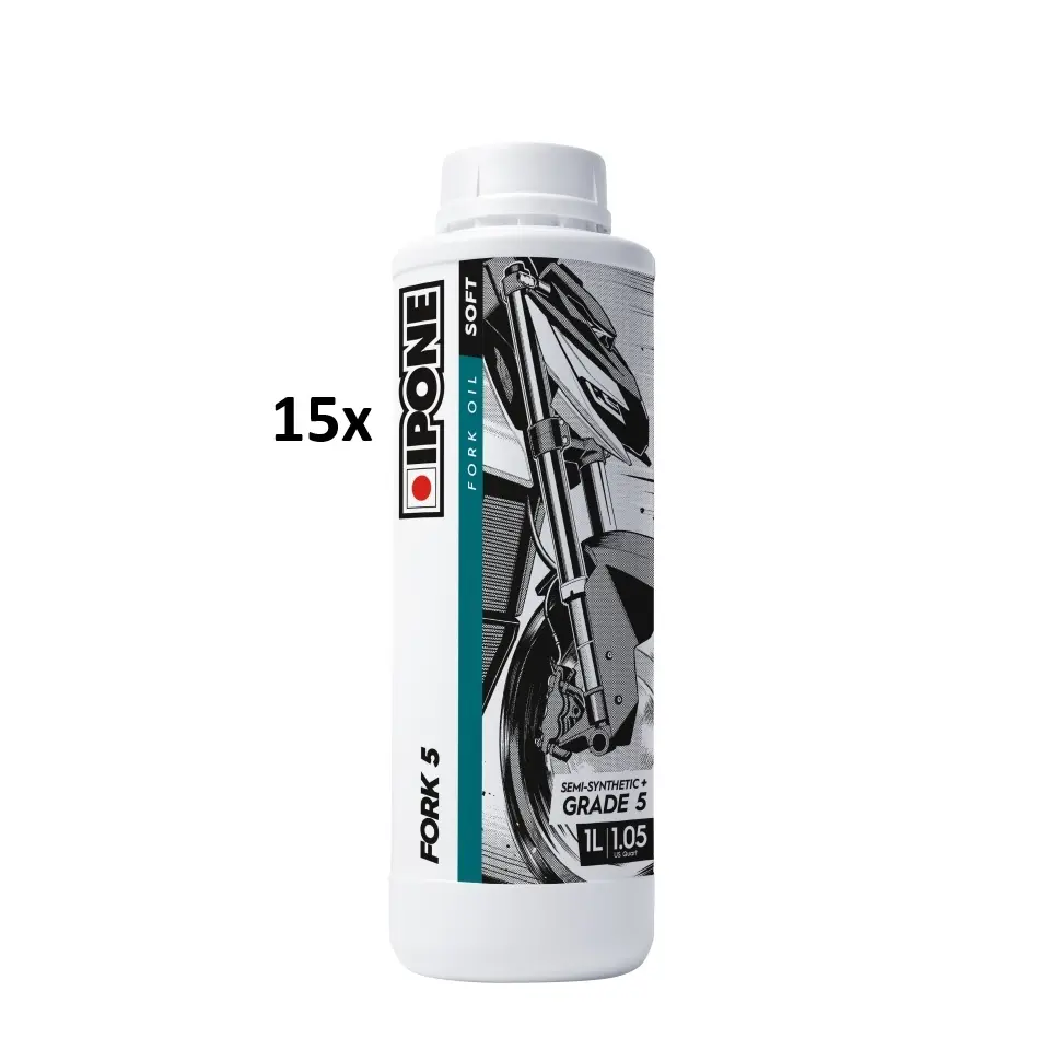 IPONE olej do přední vidlice / tlumičů / odpružení FORK SEMI-SYNTHETIC PLUS 5W 1L (AKC) (15) nahrazuje 800212 (IPONE olej do přední vidlice / tlumičů)