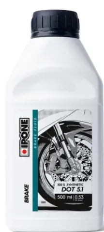 IPONE brzdová kapalina BRAKE FLUID DOT 4 500ml 100% syntetická (kompatibilní také s DOT 3) (12) nahrazuje 800312 (IPONE brzdová kapalina BRAKE FLUID)
