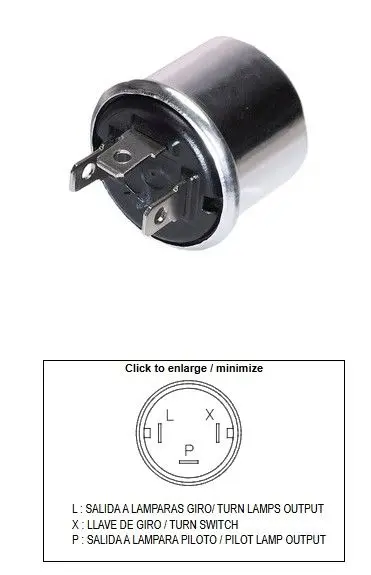 DZE přerušovač blinkrů univerzální (12V 2+2 21W) ( )