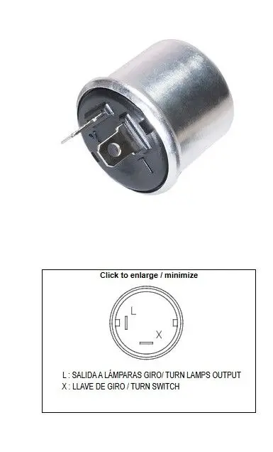 DZE přerušovač blinkrů univerzální (12V 2+2 21W) ( )