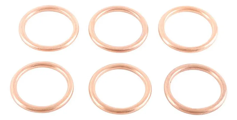WINDEROSA (VERTEX) těsnění svodu výfuku HONDA GL1500A 91-00, GL1500I 91-96, GL1500SE 90-00, GL1800 GOLD WING 01-17 (6 kusů) komplet ( )