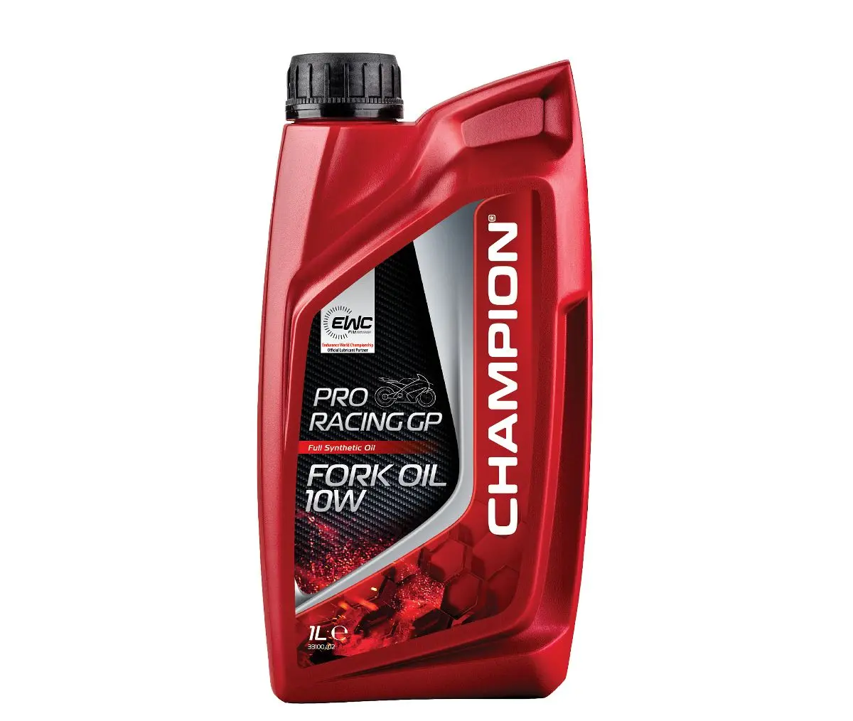CHAMPION olej do vidlic / tlumičů / odpružení PRORACING GP FORK OIL 10W 1L syntetický (AKC) (CHAMPION olej do vidlic / tlumičů / odpružení PRORACING)
