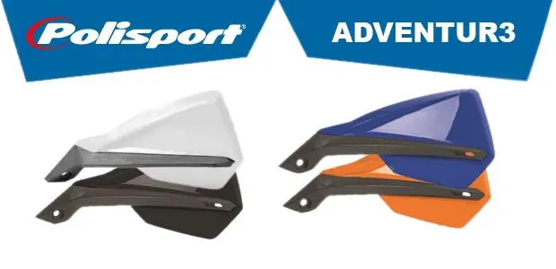 POLISPORT výprodej chrániče páček model ADVENTUR3 s univerzální montážní sadou 22/28mm barva oranžová (POLISPORT výprodej chrániče páček model)