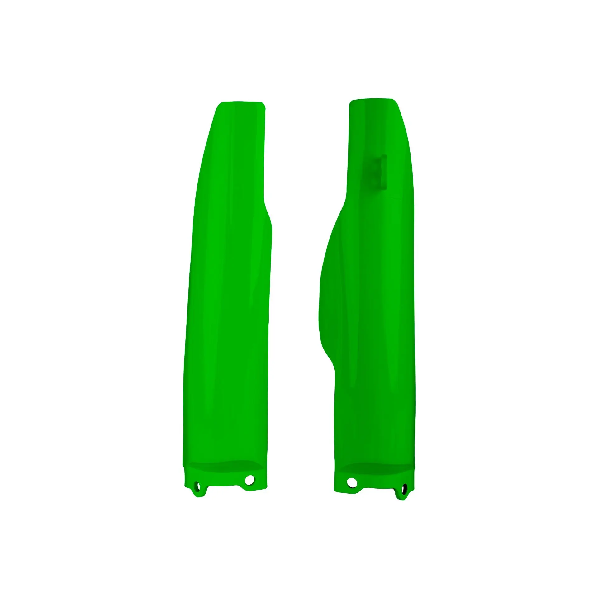 POLISPORT kryty přední vidlice KAWASAKI KX 125/250 04-08; KX 250F 04-05 barva zelená ( )