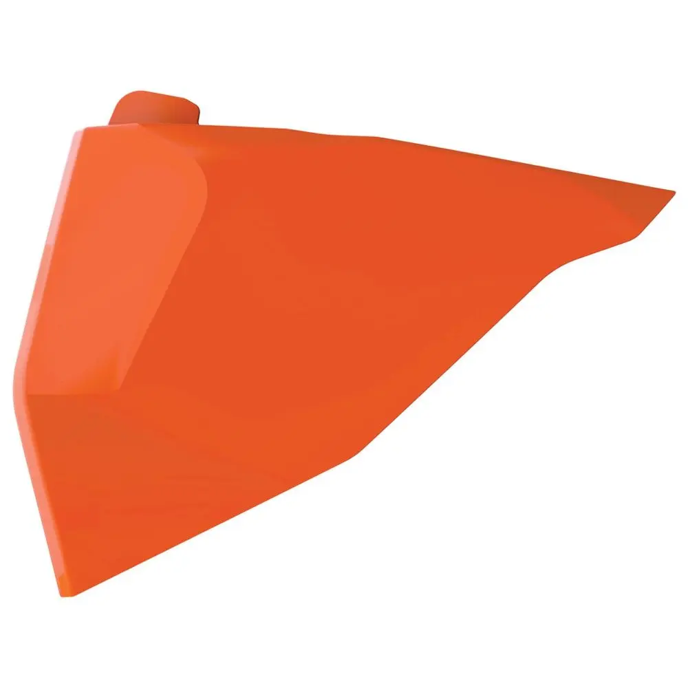 POLISPORT kryt vzduchového filtru (AIRBOX) jedna strana KTM SX/SXF '19-'22; EXC/EXC '20-'23 barva oranžová (POLISPORT kryt vzduchového filtru)